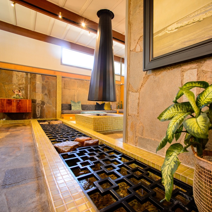 (Trent Nelson  |  The Salt Lake Tribune)  Jason & Courtney Hawks' home is part of the 2019 Salt Lake Modern Homes Tour, taking place in Holladay on Oct. 5. Preservation Utah is featuring 5 mid-century modern homes that were built in 1955 by architect Stephen Macdonald. The home was photographed on Thursday Sept. 26, 2019.