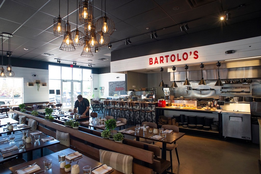 (Rick Egan  |  The Salt Lake Tribune)    Bartolos restaurant at Kimball Junction, in Park CIty.  Tuesday, July 2, 2019.