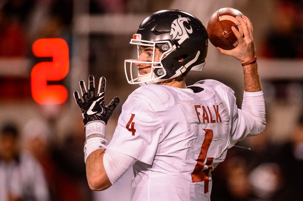 (Trent Nelson | The Salt Lake Tribune)  Stanford will be cheering against Logan product Luke Falk, Washington State's quarterback, while needing a Washington victory to send the Cardinal into the Pac-12 championship game.