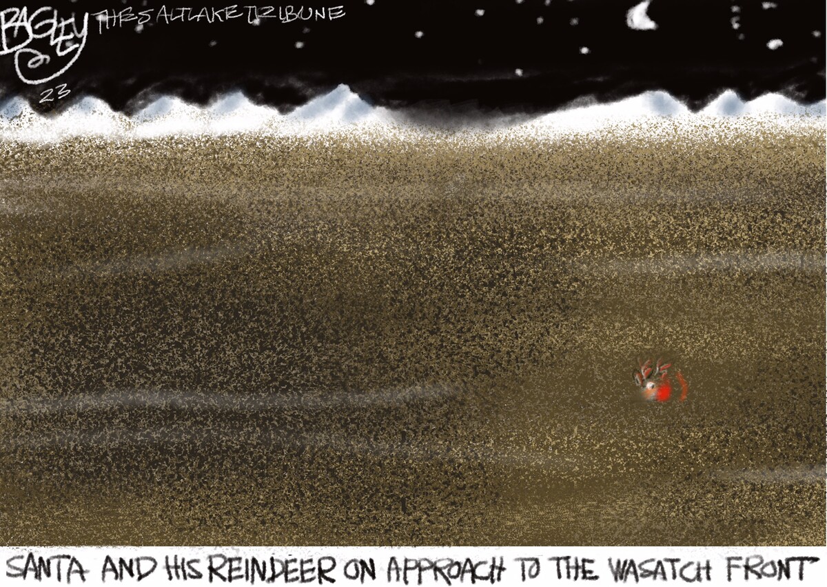 Wasatch Front Inversion Pat Bagley's cartoon on inversion along the Wasatch Front