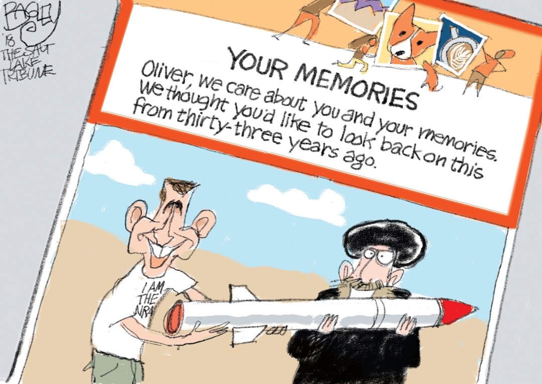 This Pat Bagley cartoon appears in The Salt Lake Tribune on Tuesday, May 8, 2018.