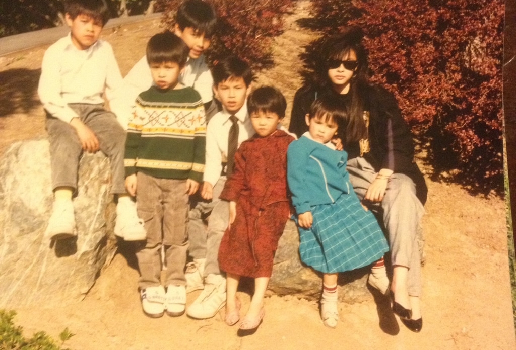 (Hoang Nguyen) Hoang Nguyen and her family pictured in the Glendale neighborhood of Salt Lake City.