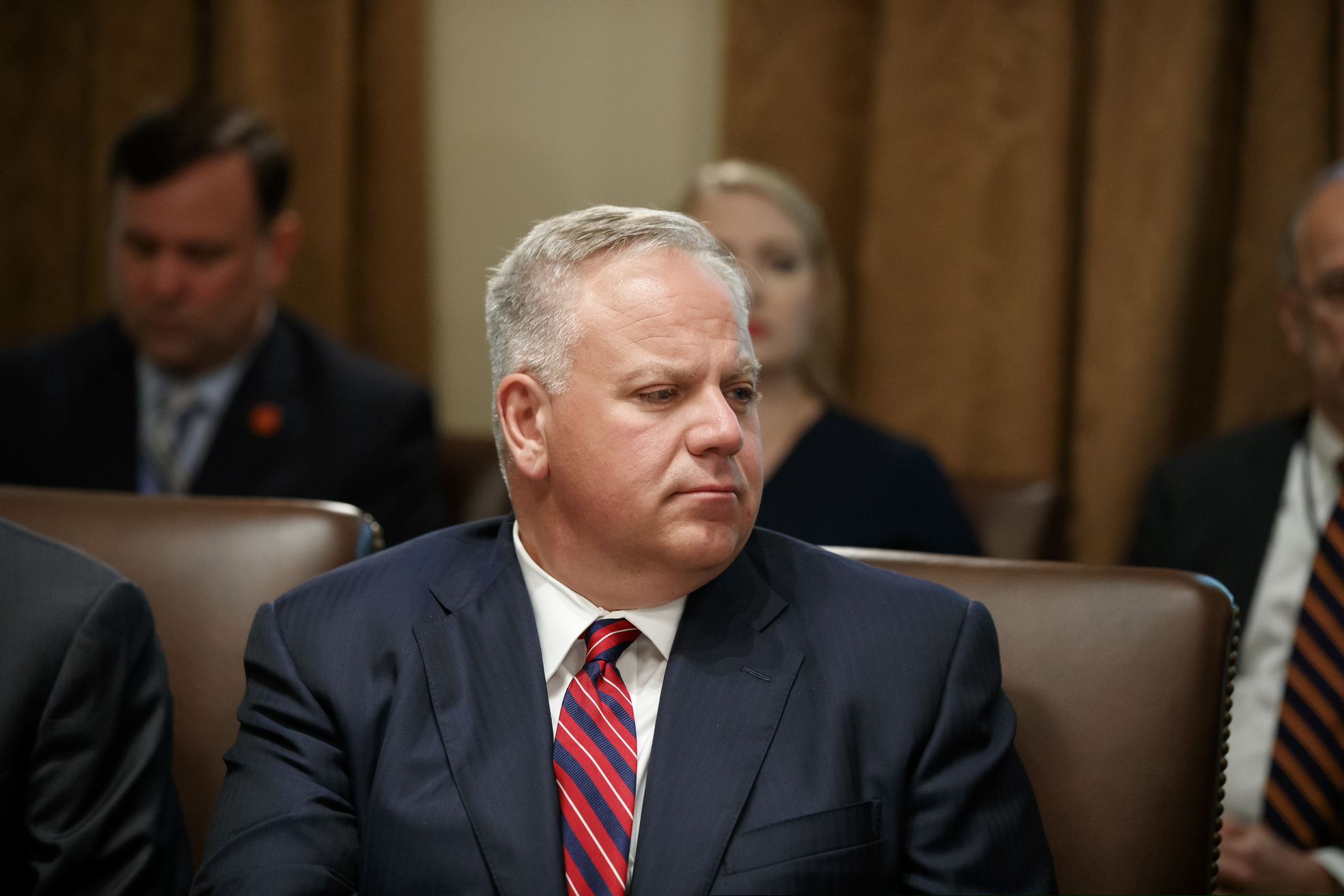 Alex Brandon | AP file photo 
On Thursday, Sept. 5, 2019, 30 retired executives from the Bureau of Land Management, which Interior Secretary David Bernhardt, shown, oversees, wrote him a letter saying that moving the bureau headquarters to Grand Junction, Colorado, and dispersing managers across 11 Western states could lead to worse stewardship of public lands. The department announced the move in July, saying it would lead to better decisions and save money, but some retired federal employees dispute that.
