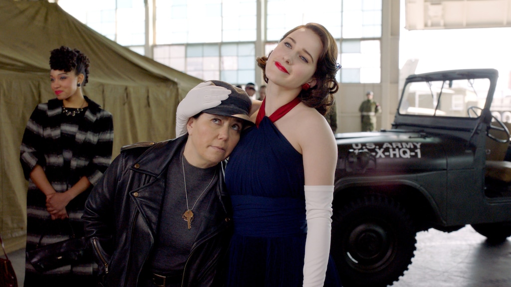 (Photo courtesy of Amazon) Alex Bornstein and Rachel Brosnahan star in "The Marvelous Mrs. Maisel."
