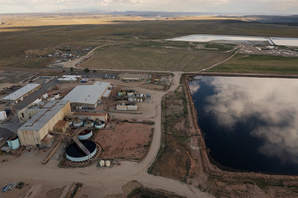 (Trevor Christensen | The Salt Lake Tribune) The White Mesa Mill on Tuesday, Aug. 13, 2024. The mill opened in 1980 and is the last conventional uranium mill in the United States.