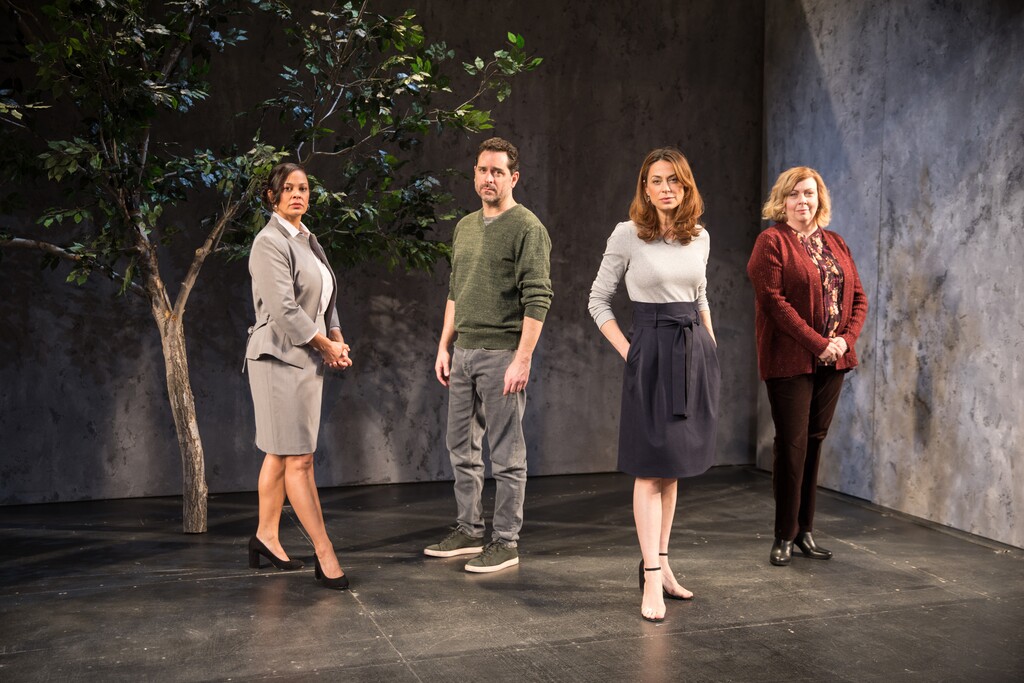 (Courtesy photo) | Actors Nafeesa Monroe, Todd Gearhart, Kathleen McElfresh and Colleen Baum in Pioneer Theatre Company's "i."