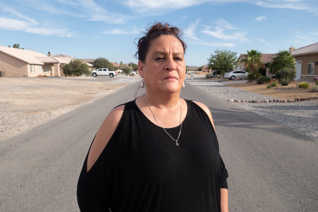 (David Fuchs | KUER News) Michelle Westmoreland, seen here outside of her Nevada home, learned from a therapist that her son O’Dayvion had been in an altercation with a staff member at Provo Canyon School. It wasn’t until eight days later that a doctor diagnosed O’Dayvion with a concussion. Utah regulators took no action in this 2016 abuse case and that was common, until recently, when the state hired more investigators to look into allegations of mistreatment at youth residential treatment centers.