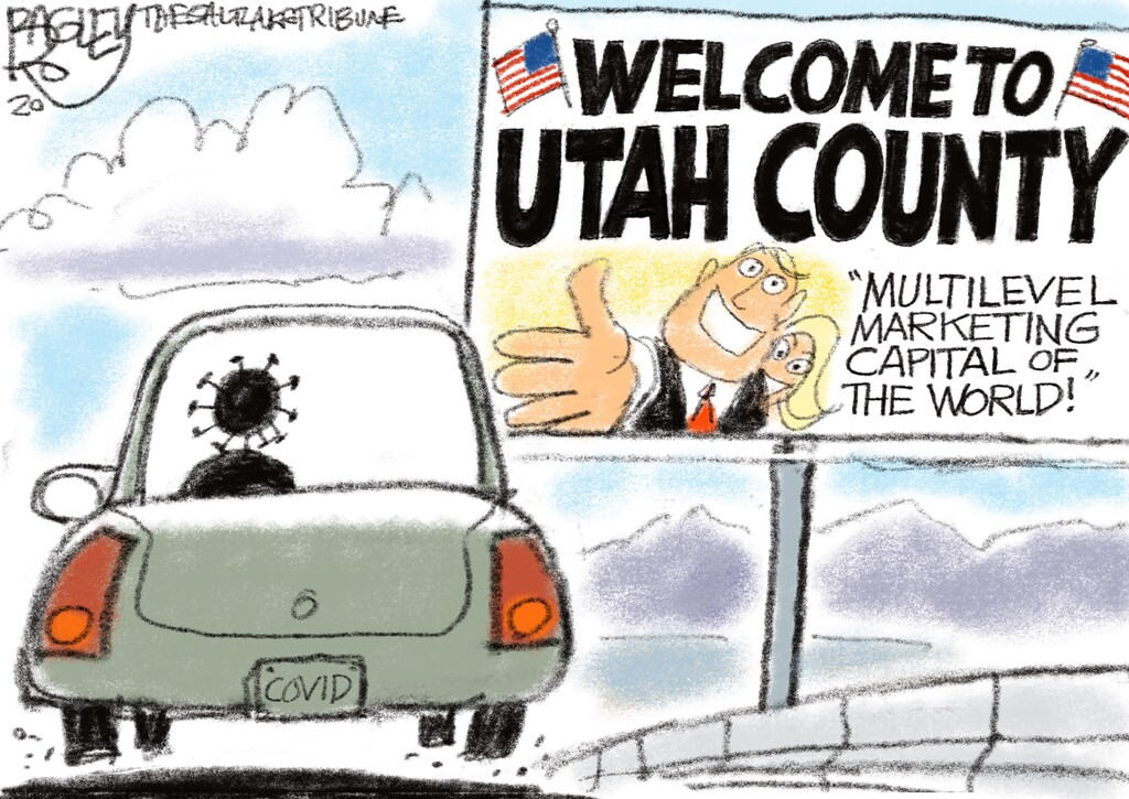 (Pat Bagley | The Salt Lake Tribune) This cartoon, titled "Utah Skills," appears in The Salt Lake Tribune on Friday, Sept. 25, 2020.