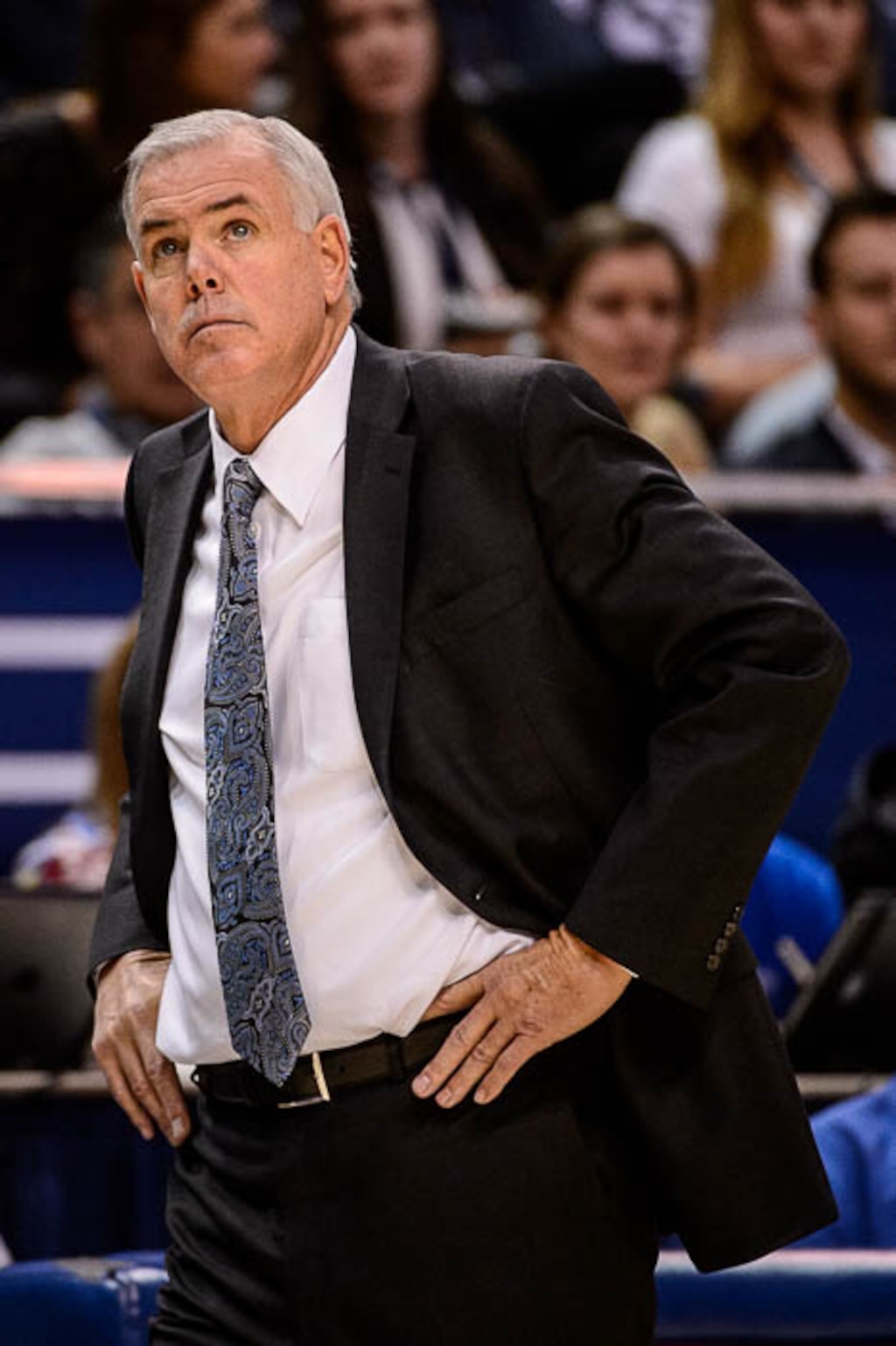 (Trent Nelson | The Salt Lake Tribune)  BYU coach Dave Rose as BYU hosts Northwestern State, NCAA basketball at the Marriott Center in Provo on Tuesday Nov. 13, 2018.