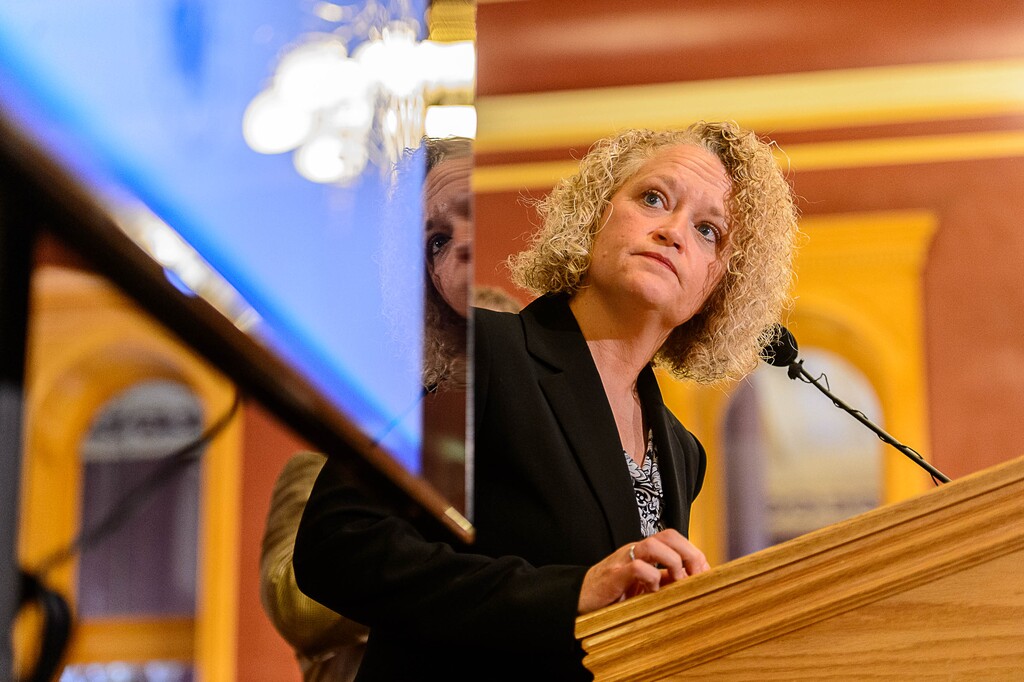 (Trent Nelson  |  Tribune file photo) Salt Lake City Mayor Jackie Biskupski announces sites of four planned homeless shelters, Tuesday December 13, 2016.