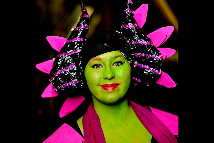 (Trent Nelson | The Salt Lake Tribune)  Faces of cosplayers and normals as the crowds stream into Salt Lake Comic Con, Thursday September 21, 2017.