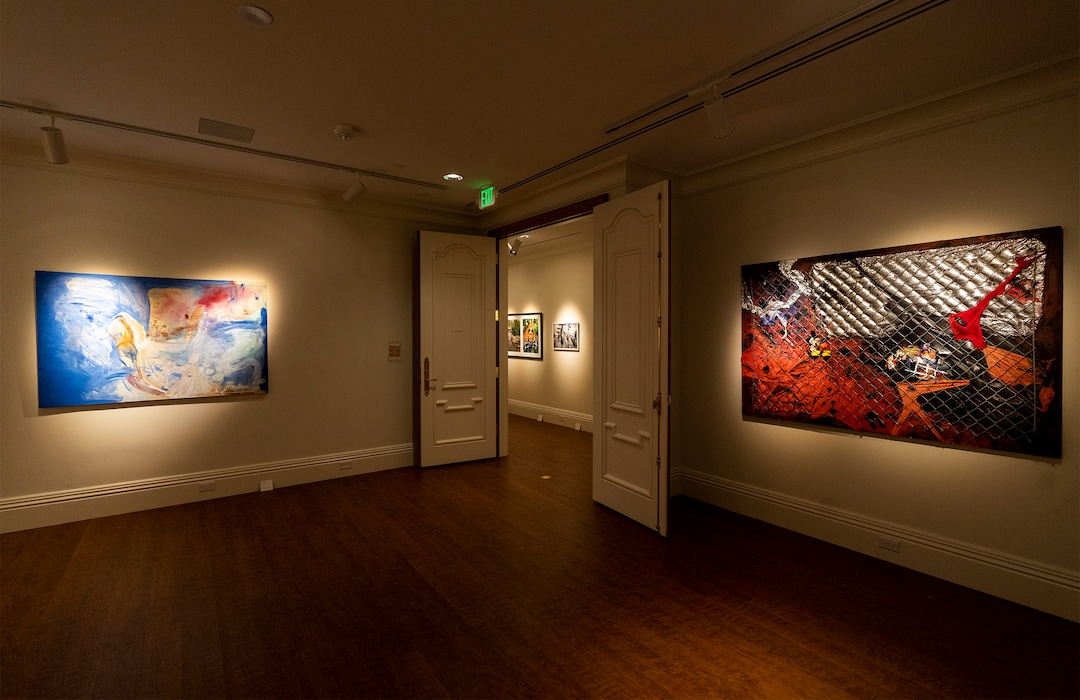 (Rick Egan | The Salt Lake Tribune) One of the galleries at Utah Valley University's new Museum of Art at Lakemount Manor in Orem, on Wednesday, May 10, 2023.