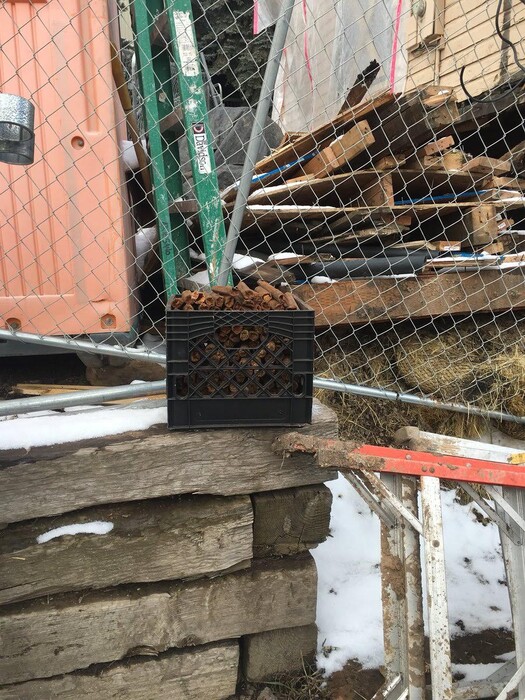 (Photo courtesy of Park City) A construction crew working on an old home at 911 Empire Avenue in Park City discovered mining-era dynamite at the site on Monday, March 26, 2018. Residents evacuated, and the dynamite was removed safely by a bomb squad.