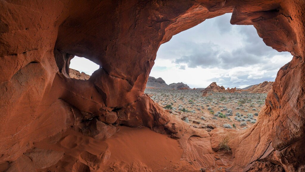 (A. Harrison | National Park Service via The New York Times) A photo provided by A. Harrison shows the Redstone Trail, in Lake Mead National Recreation Area, Nevada.