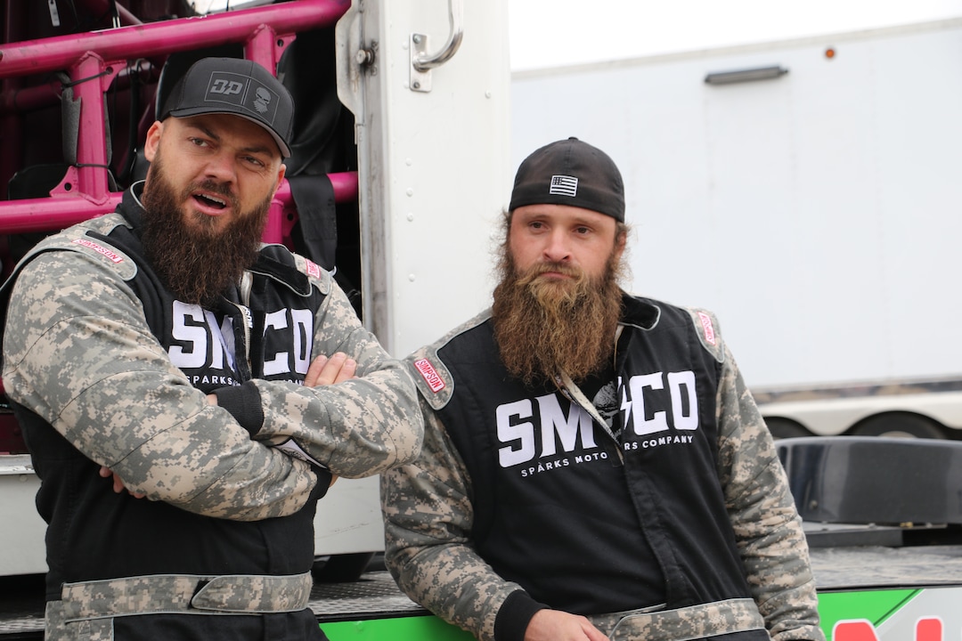 (Photo courtesy Discovery Channel) Heavy D (aka David Sparks) and Diesel Dave (aka Dave Kiley) — the Diesel Brothers — will wrap up the fifth season of their Discovery Channel series on Monday with a live event in Wendover. They're planning to jump a monster truck over a small plane in flight.
