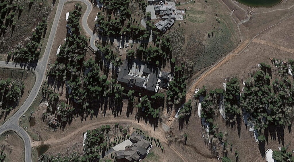 (Google Maps) This home in the Colony at White Pine Canyon gated community within Park City Mountain Resort is on the market for $50 million.