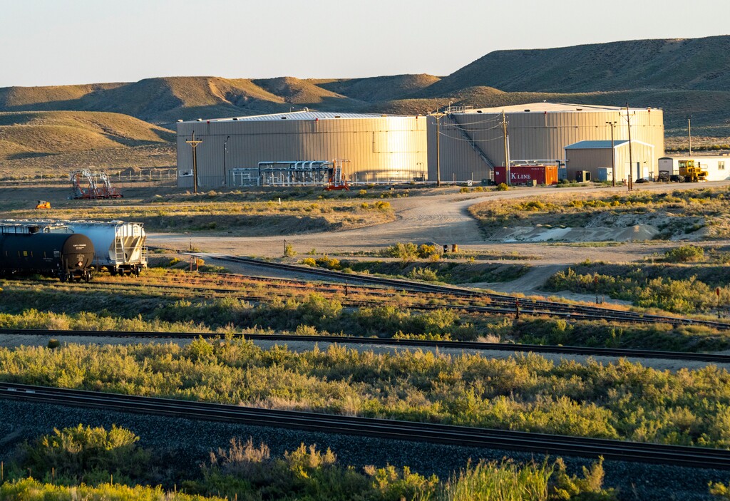 (Rick Egan | The Salt Lake Tribune) (Rick Egan | The Salt Lake Tribune) Since 2014, the Price River Terminal in Wellington, pictured on Friday, Sept. 17, 2021, has received Uinta Basin crude by truck and loaded it onto rail cars bound for out-of-state markets. A proposed 85-mile oil-hauling railroad into the basin has won final approval, drawing lawsuits from environmental groups and a Colorado county.