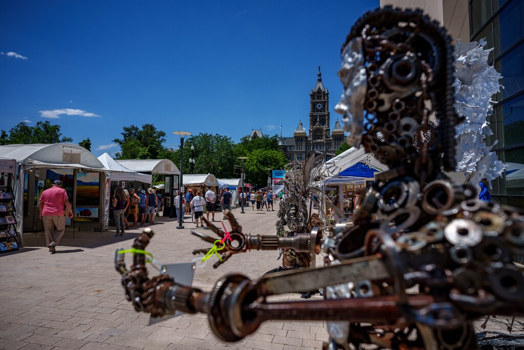 (Trent Nelson | The Salt Lake Tribune) The Utah Arts Festival in Salt Lake City on Friday, June 28, 2024. The 2025 Utah Arts Festival will happen from June 19-22.