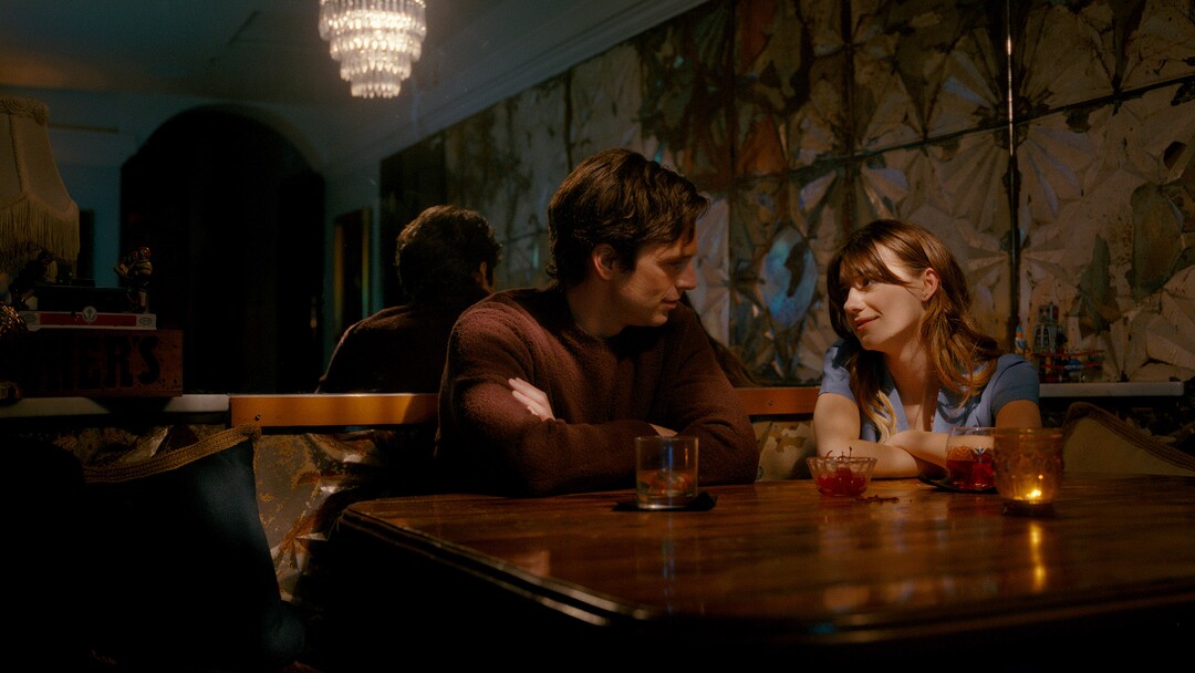 (Sundance Institute) A woman (Daisy Edgar-Jones, right) learns some disturbing truths about her new boyfriend (Sebastian Stan) in the thriller "Fresh," directed by Mimi Cave, an official selection of the Midnight section at the 2022 Sundance Film Festival.