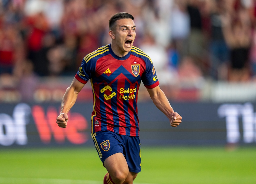 (Rick Egan | The Salt Lake Tribune)  Real Salt Lake midfielder Braian Ojeda, shown during a match last season, scored the game-winning goal on Saturday night against the San Jose Earthquakes.
