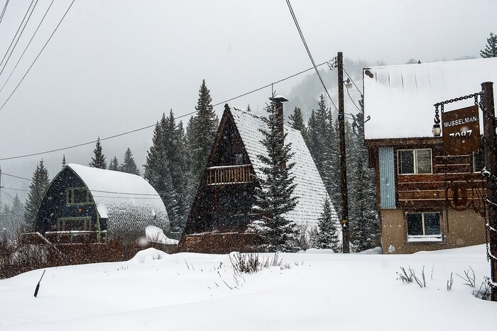 (Chris Detrick | The Salt Lake Tribune) Homes in Brighton Saturday, December 23, 2017.