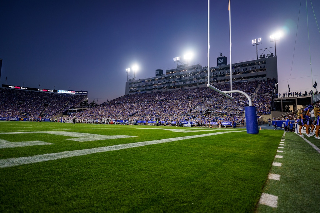 (Trent Nelson | The Salt Lake Tribune) LaVell Edwards Stadium, BYU football in Provo on Saturday August 31, 2024.