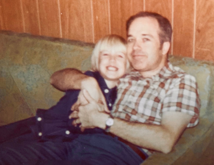Courtesy of Cathy Free | Cathy Free and her father, Don Frei, in 1972.