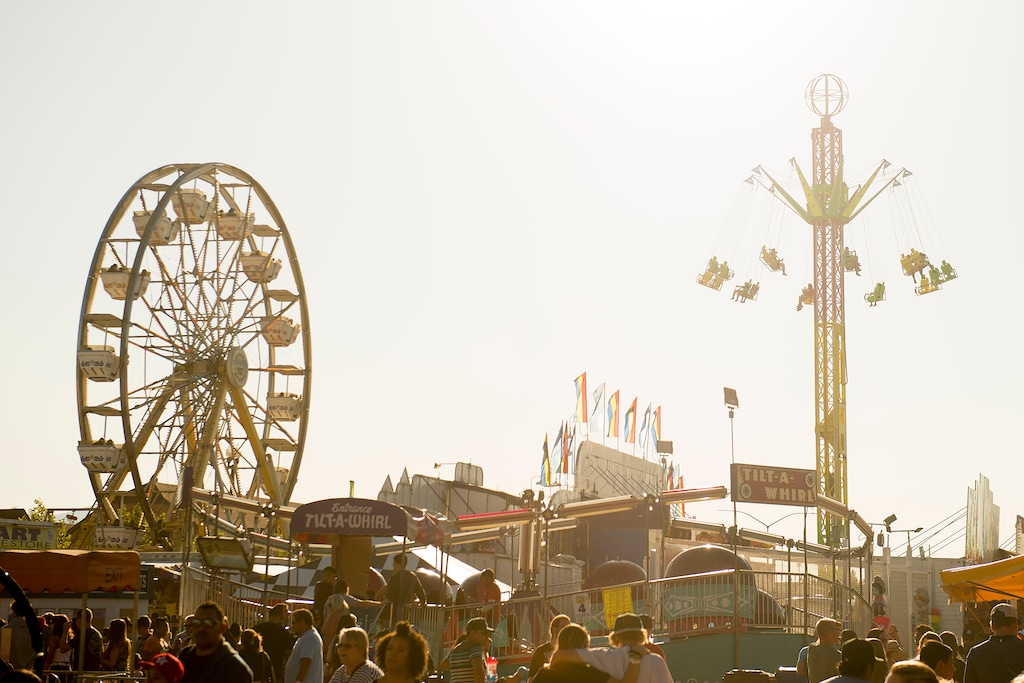 (Jeremy Harmon  |  Tribune file photo) Late afternoon sun drenches the Utah State Fair in Salt Lake City, Sept. 14, 2019.