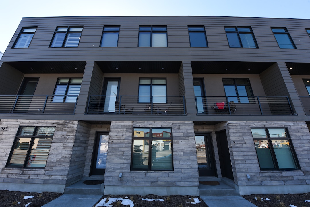 (Francisco Kjolseth  |  The Salt Lake Tribune)  Urban real estate developer CW Urban, who specializes in the construction of urban in-fill townhomes, condos and apartments has theRuth at 275 W. 800 S as one of its recent developments.