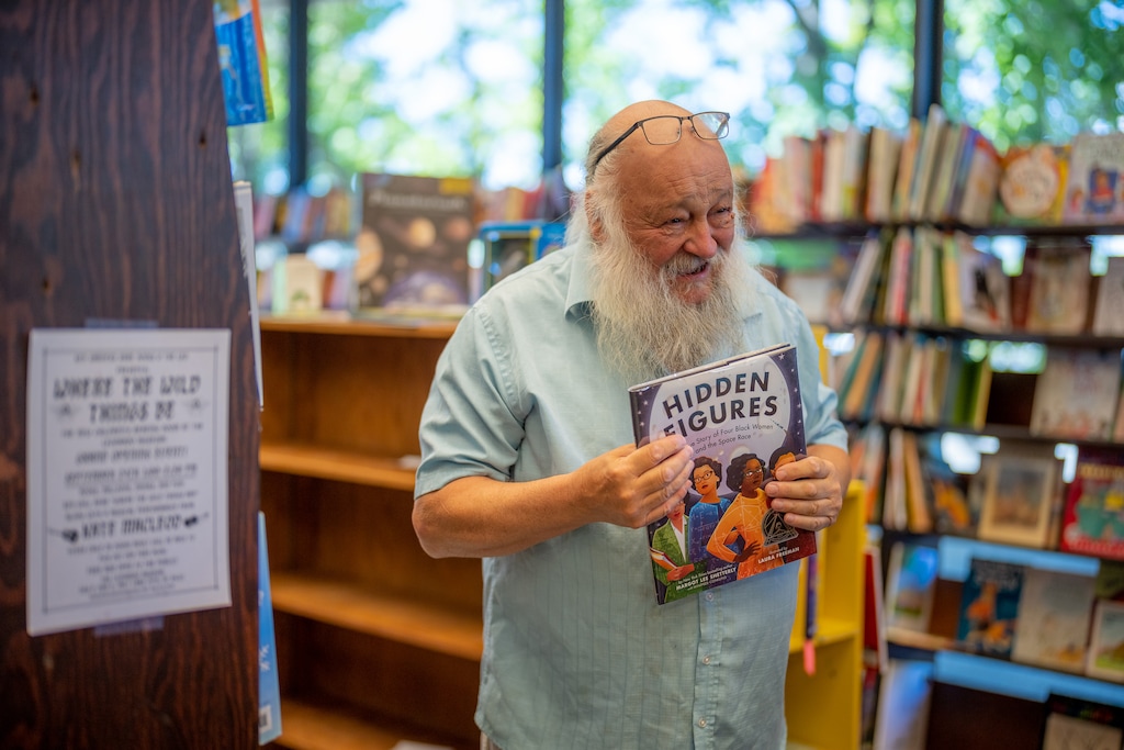 (Trent Nelson  |  The Salt Lake Tribune) Ken Sanders in the new children's reading room of his bookstore, Ken Sanders Rare Books, at The Leonardo in Salt Lake City.  on Tuesday, Sept. 6, 2022.