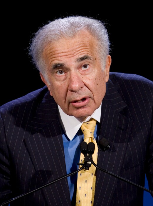 (Mark Lennihan | The Associated Press) In this Oct. 11, 2007, file photo, activist investor Carl Icahn speaks at the World Business Forum in New York. Federal investigators have issued subpoenas for information on Icahn's efforts to change biofuel policy while serving as an adviser to President Donald Trump, according to regulatory filings.