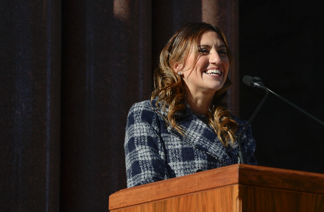 (Francisco Kjolseth  |  The Salt Lake Tribune) Ana Valdemoros delivers her opening remarks in Spanish after being sworn in as District 4 Councilwoman at Salt Lake City Hall on Monday, Jan. 6, 2020.