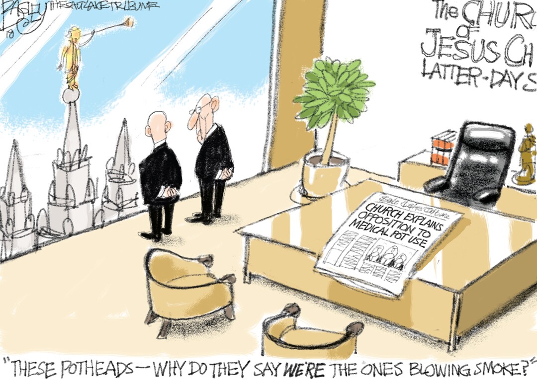 This Pat Bagley cartoon appears in The Salt Lake Tribune on Thursday, May 17, 2018.