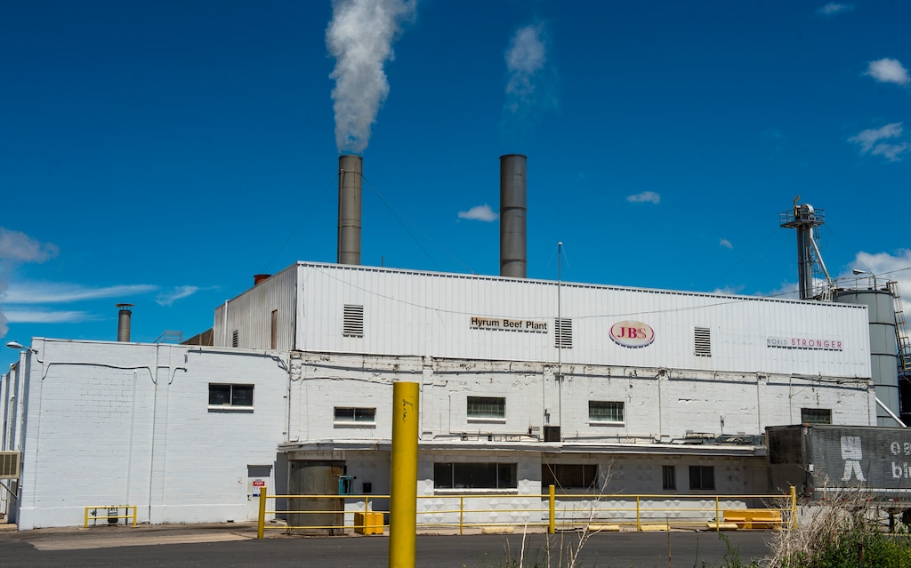 (Rick Egan | Tribune file photo)     The JBS Beef Plant in Hyrum, Thursday, June 18, 2020.