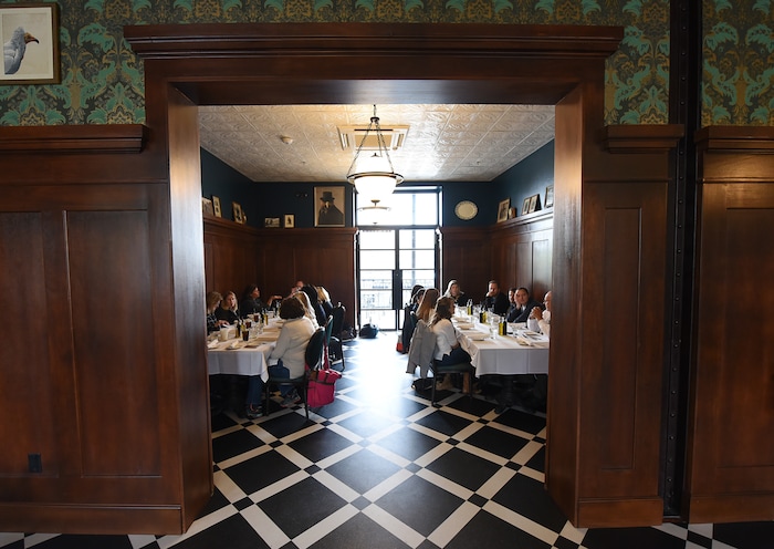 (Francisco Kjolseth  |  The Salt Lake Tribune)  Caffe Molise recently opened in its new location inside the old (but completely updated) Eagle Building on the southwest corner of 400 South and West Temple.