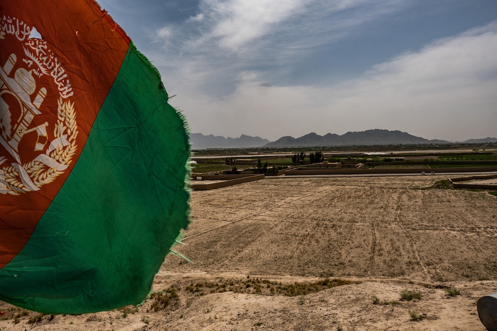 (Bryan Denton | The New York Times)

A tattered flag of Afghanistan flies at a police outpost north of Farah, Afghanistan, April 13, 2017. "There was no hope of an end to the war that didn't reveal our decades of folly, no matter how deeply America's belief in its own enduring innocence demanded one," writes The New York Times opinion columnist Ezra Klein.