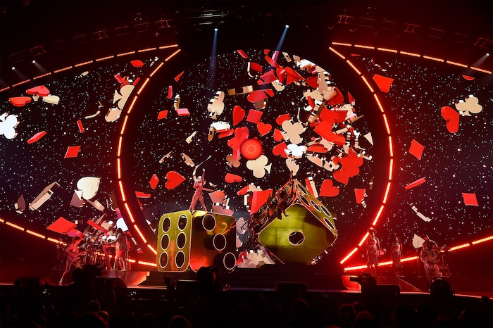 (Photo courtesy Kevin Mazur/Getty) Pop star Katy Perry will visit Vivint Smart Home Arena in Salt Lake City on Friday, Nov. 24, 2017 as part of her “Witness the Tour.”