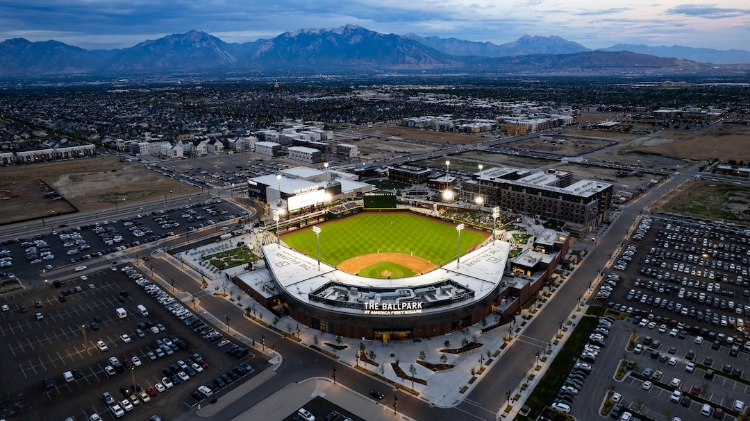 (Francisco Kjolseth | The Salt Lake Tribune) The Ballpark at American First Square in South Jordan is pictured on Wednesday, July 22, 2026.