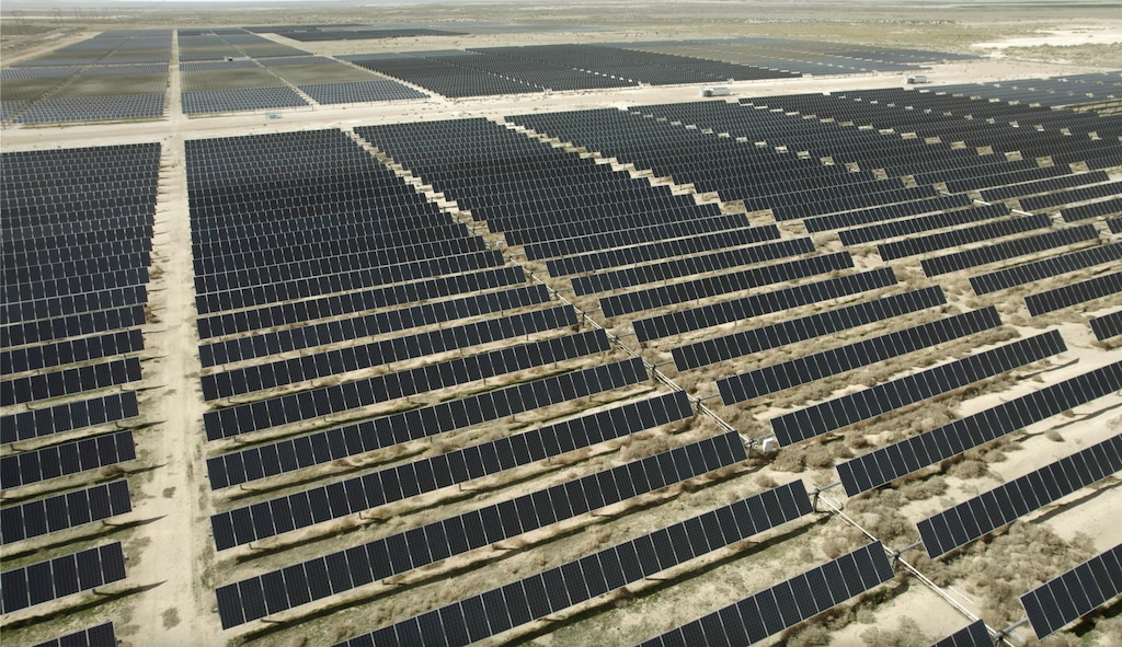 (Rick Egan | The Salt Lake Tribune) Solar panels on the Kesler ranch in Holden, on March 26, 2026. In May 2026, for the first time, Utah produced more power from solar than any other source.
