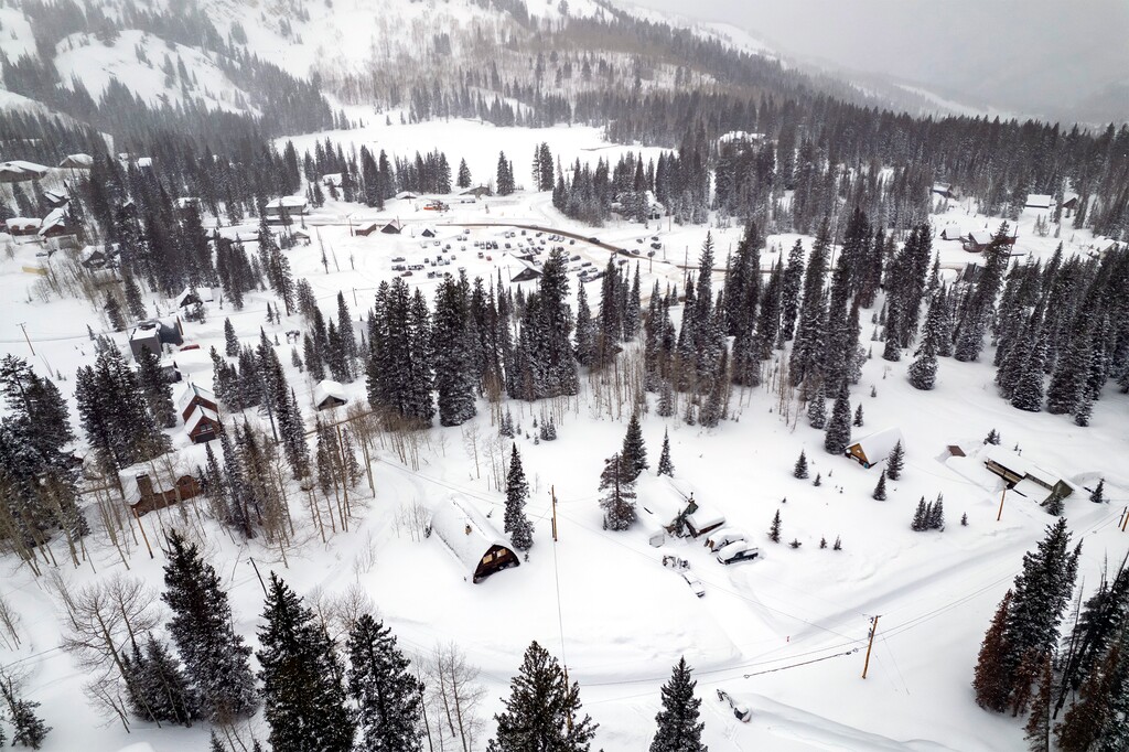 (Rick Egan | The Salt Lake Tribune) Properties dot an area outside Brighton Ski Resort on Tuesday, Feb. 27, 2024. An 11-year-old girl died after she was swept up in an avalanche in a backcountry area just outside of Brighton's boundaries on Thursday, Feb. 19, 2026.