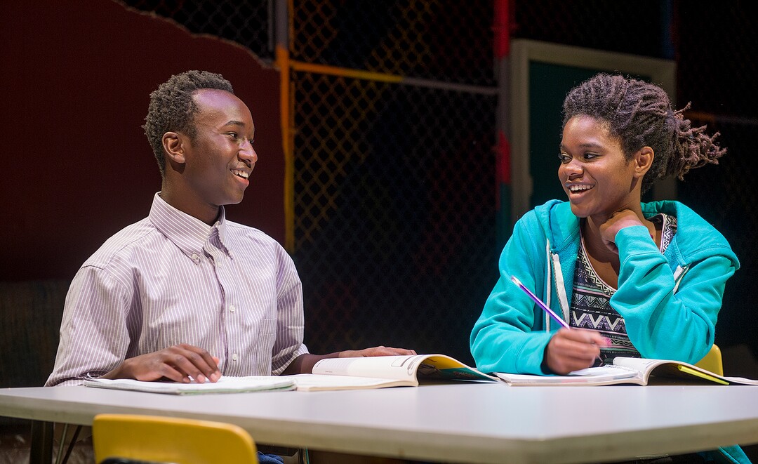 (Leah Hogsten  |  The Salt Lake Tribune) Clinton Bradt, left, and Jenna Newbold in Salt Lake Acting Company's upcoming production of "Surely Goodness and Mercy" by Chisa Hutchinson.