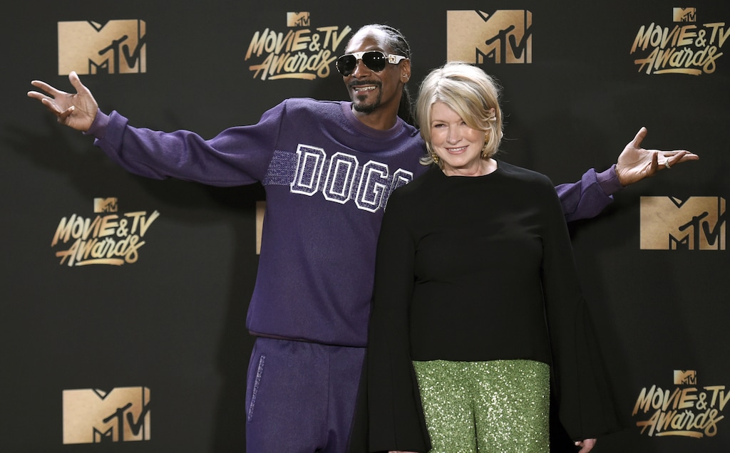 (Photo by Richard Shotwell/Invision/AP, File)

In this May 7, 2017 file photo, Snoop Dogg, left, and Martha Stewart pose in the press room at the MTV Movie and TV Awards in Los Angeles.