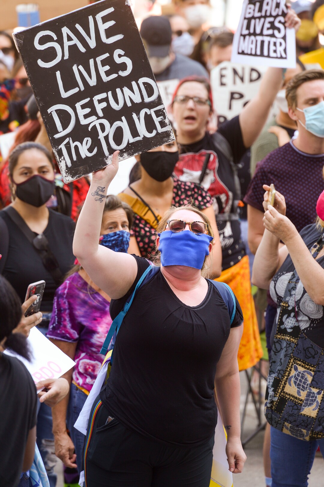 (Leah Hogsten  |  The Salt Lake Tribune) Over 1,000 Pride for Black Lives Matter supporters rallied at Liberty Park, Sunday, June 14, 2020 for over three hours before marching throughout Salt Lake City to join the Las Vidas Negras Importan Rally at Washington Square.