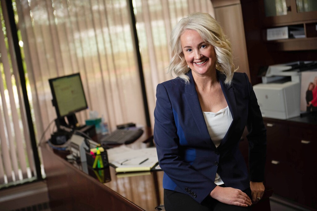 (Francisco Kjolseth  |  The Salt Lake Tribune) Salt Lake County Recorder Rashelle Hobbs, pictured in her office at the county center on Friday, Oct. 2, 2020.