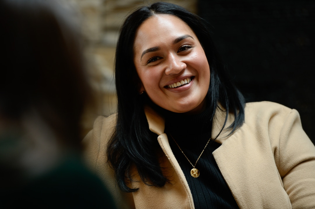 (Francisco Kjolseth | The Salt Lake Tribune)  Veronica Pome’e, the first Polynesian woman to be featured in Sports Illustrated's swimsuit edition, visits Utah to speak at the sixth annual National Pacific Island Violence Prevention Conference held in Salt Lake City April 11-13, 2019.