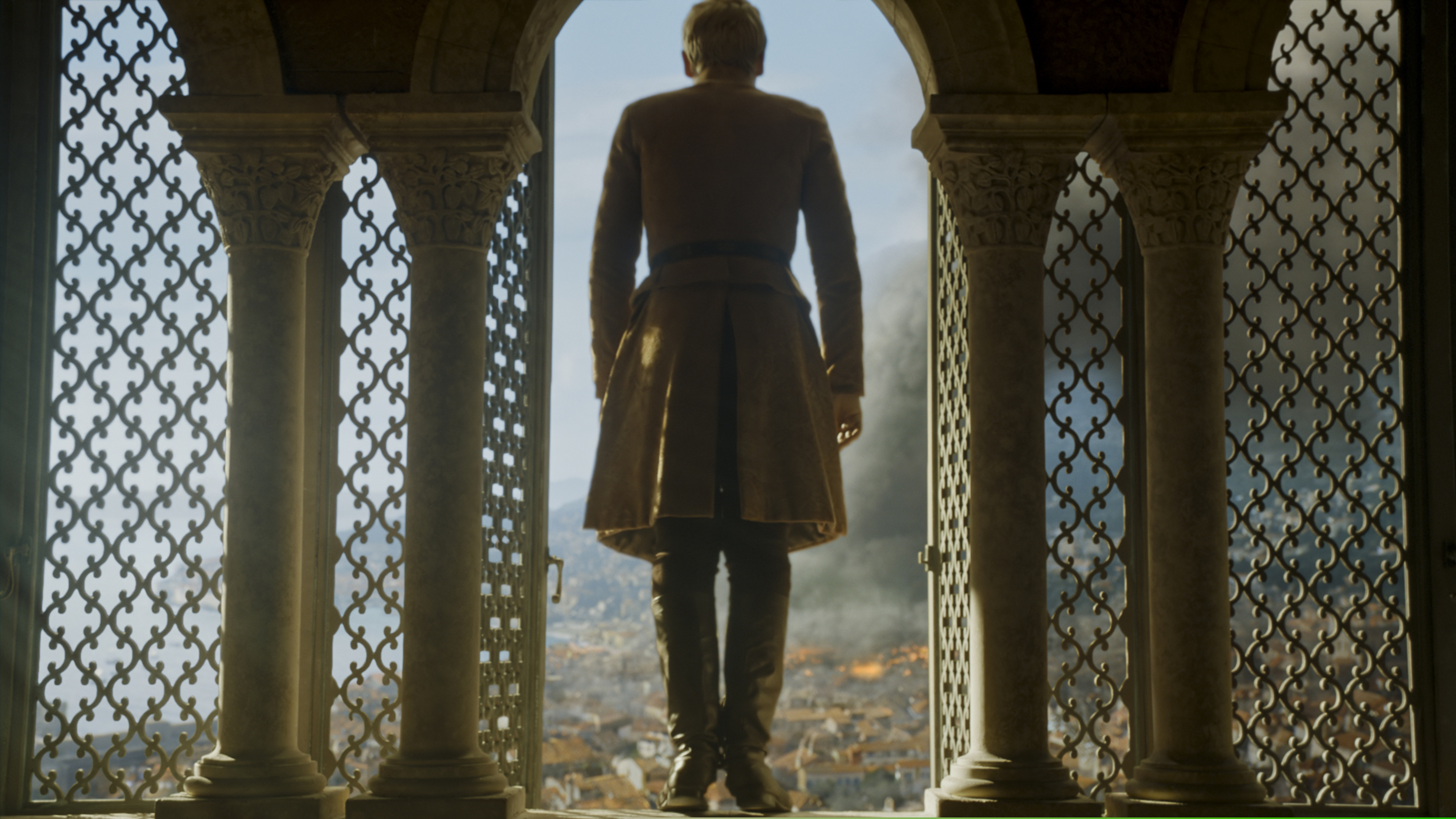 This image released by HBO shows Dean-Charles Chapman portraying Tommen Baratheon in a scene from "Game of Thrones." The final season premieres on Sunday. (HBO via AP)