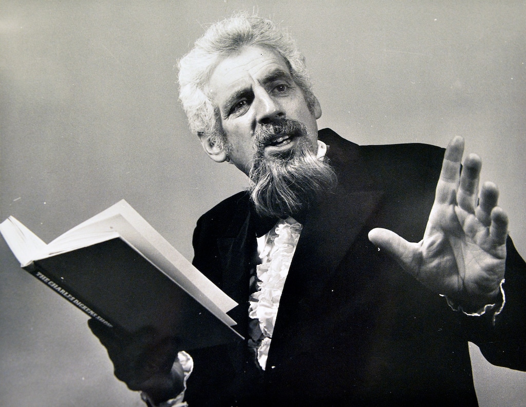 (Tribune file photo) Utah actor Michael Jesse Bennett, seen here in 1981, portraying Charles Dickens in a one-man play he performed for 56 years. Bennett died Dec. 31, 2019, at the age of 90.