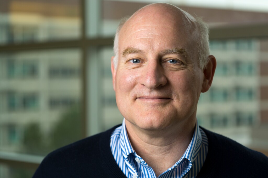 Wesley Sundquist's research about the HIV virus led to Gilead Sciences developing a new preventative drug. Now, he worries federal funding cuts could hamper its impact.
(University of Utah Health)