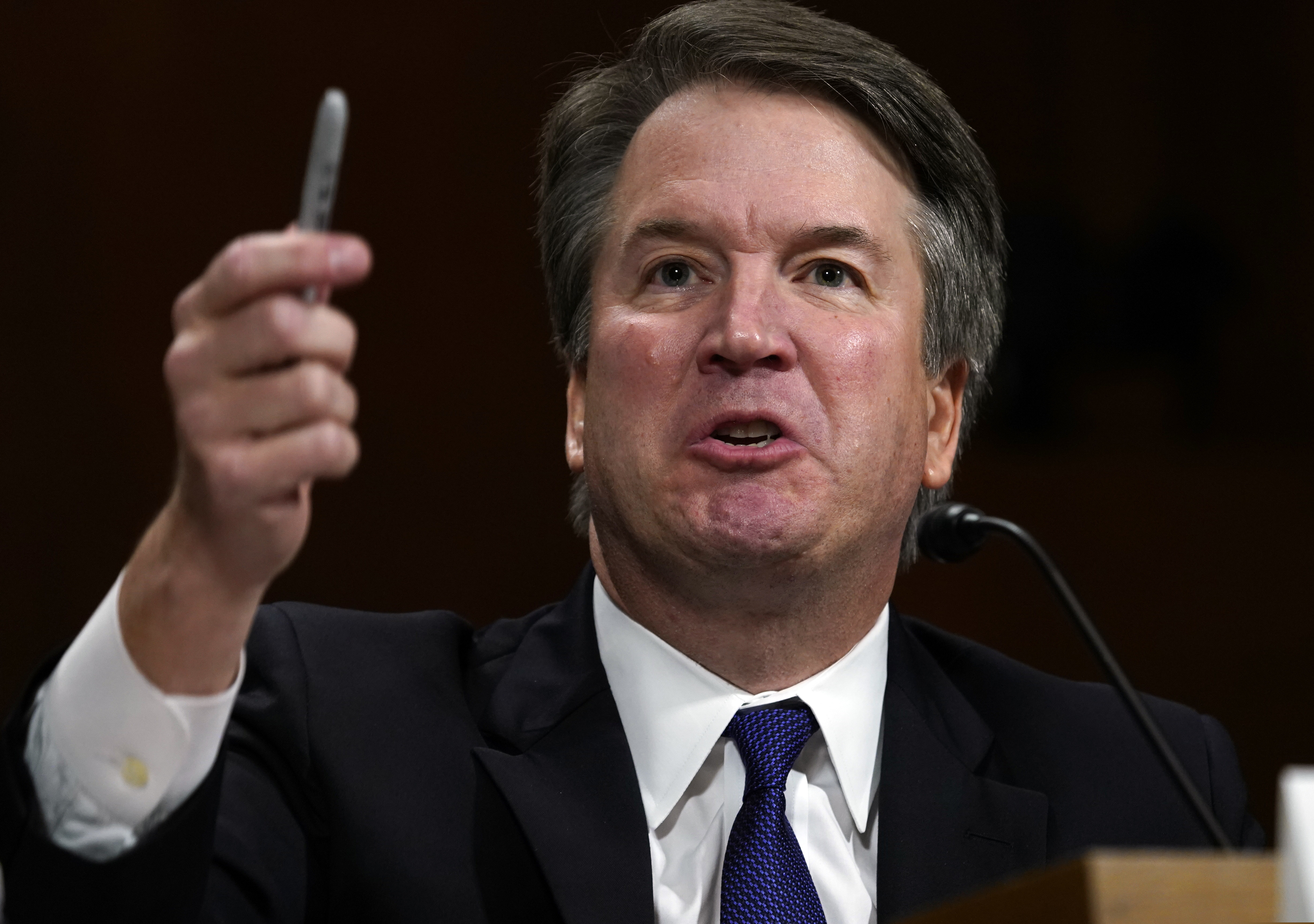 Supreme court nominee Brett Kavanaugh testifies before the Senate Judiciary Committee on Capitol Hill in Washington, Thursday, Sept. 27, 2018. (AP Photo/Andrew Harnik)
