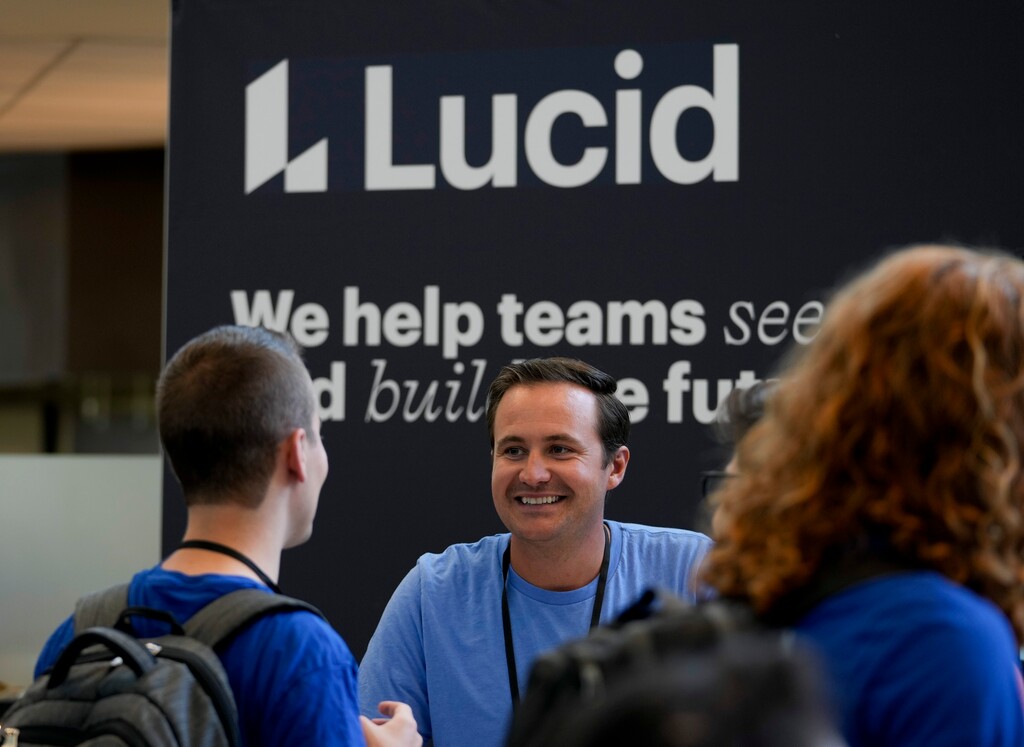 (Bethany Baker | Salt Lake Tribune) Lucid cut around 75 employees, roughly 7% of its staff, on Sept. 26, a day before the Silicon Slopes Summit started at the Delta Center.